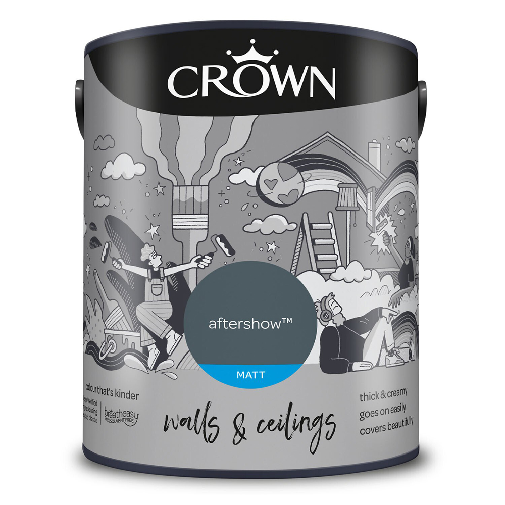 Crown Matt Emulsion Paint 5L - Aftershow Image 2