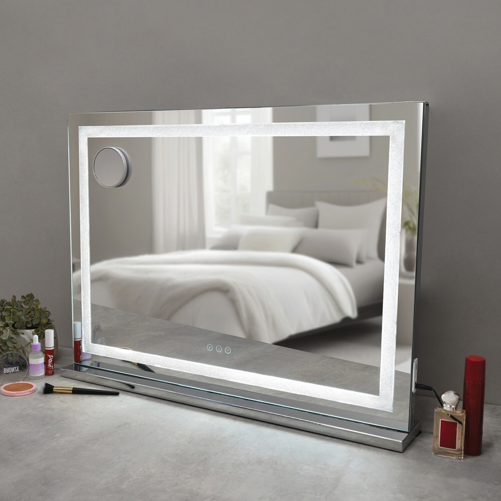 Hollywood Crystal Effect LED Mirror Image 2