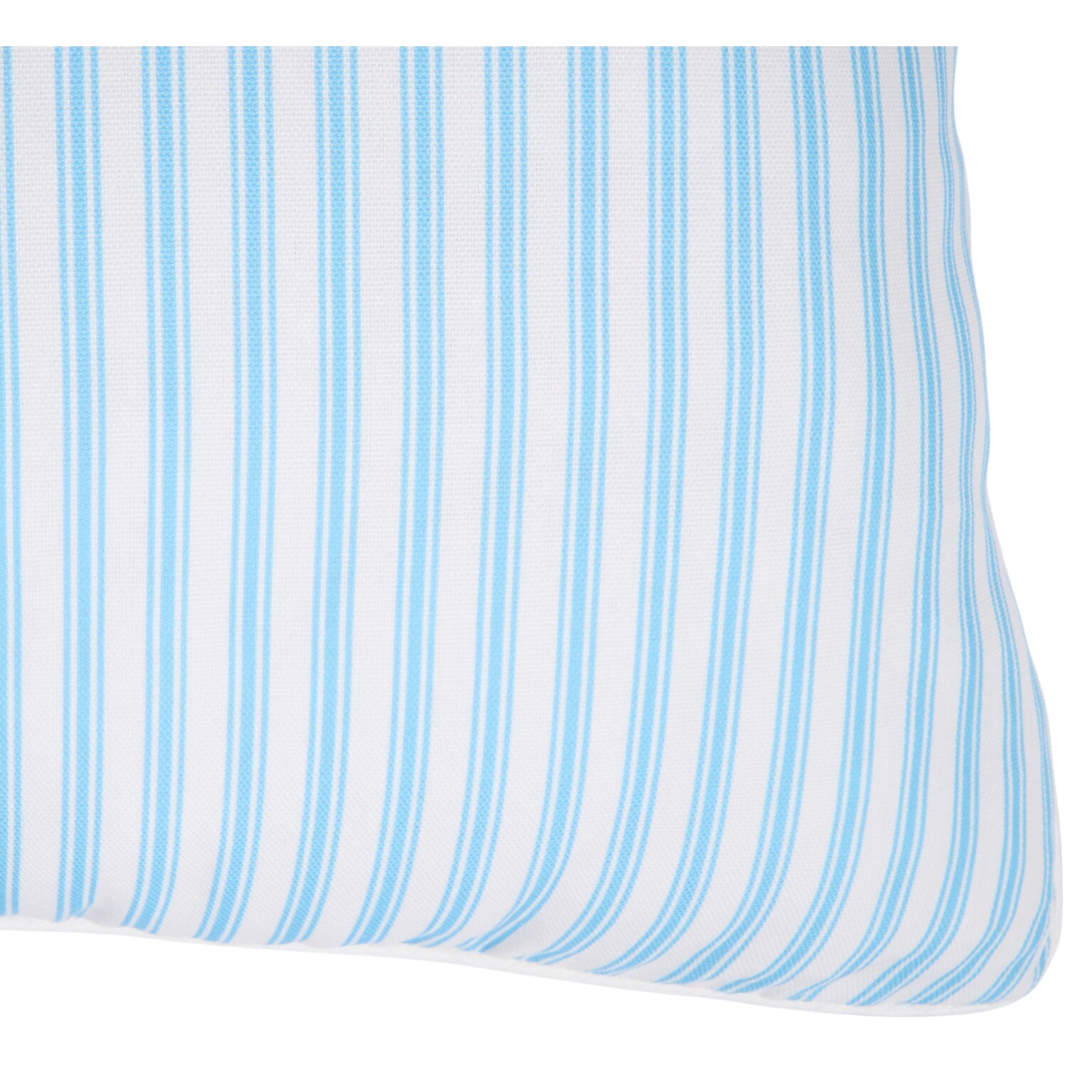 Outdoor Stripes Cushion Blue Image 4