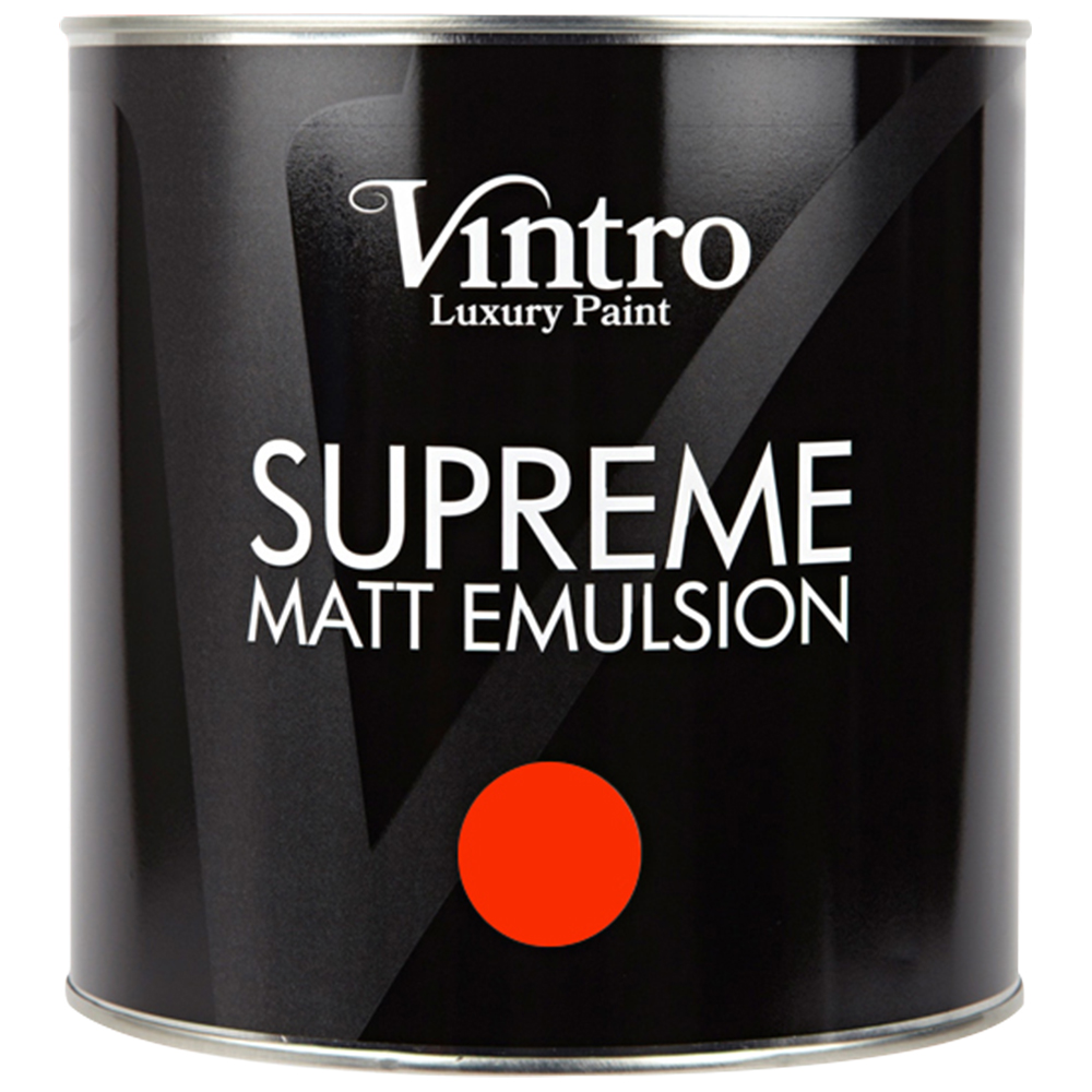 Vintro Paint Racing Red Matt Emulsion Interior Paint 2.5L Image 2