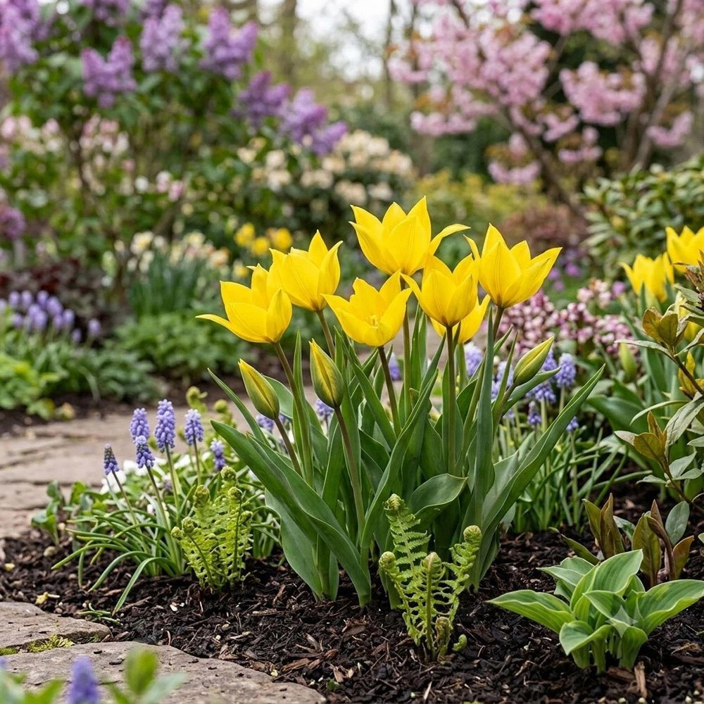 Thompson and Morgan Tulip Woodland Tulip Planting Bulb 32 Pack Image 2
