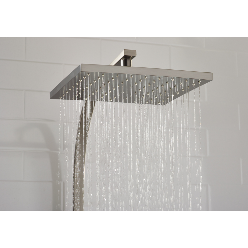 Bristan Quadrato Gunmetal Grey Cool Touch Thermostatic Bar Shower with Handset Image 4