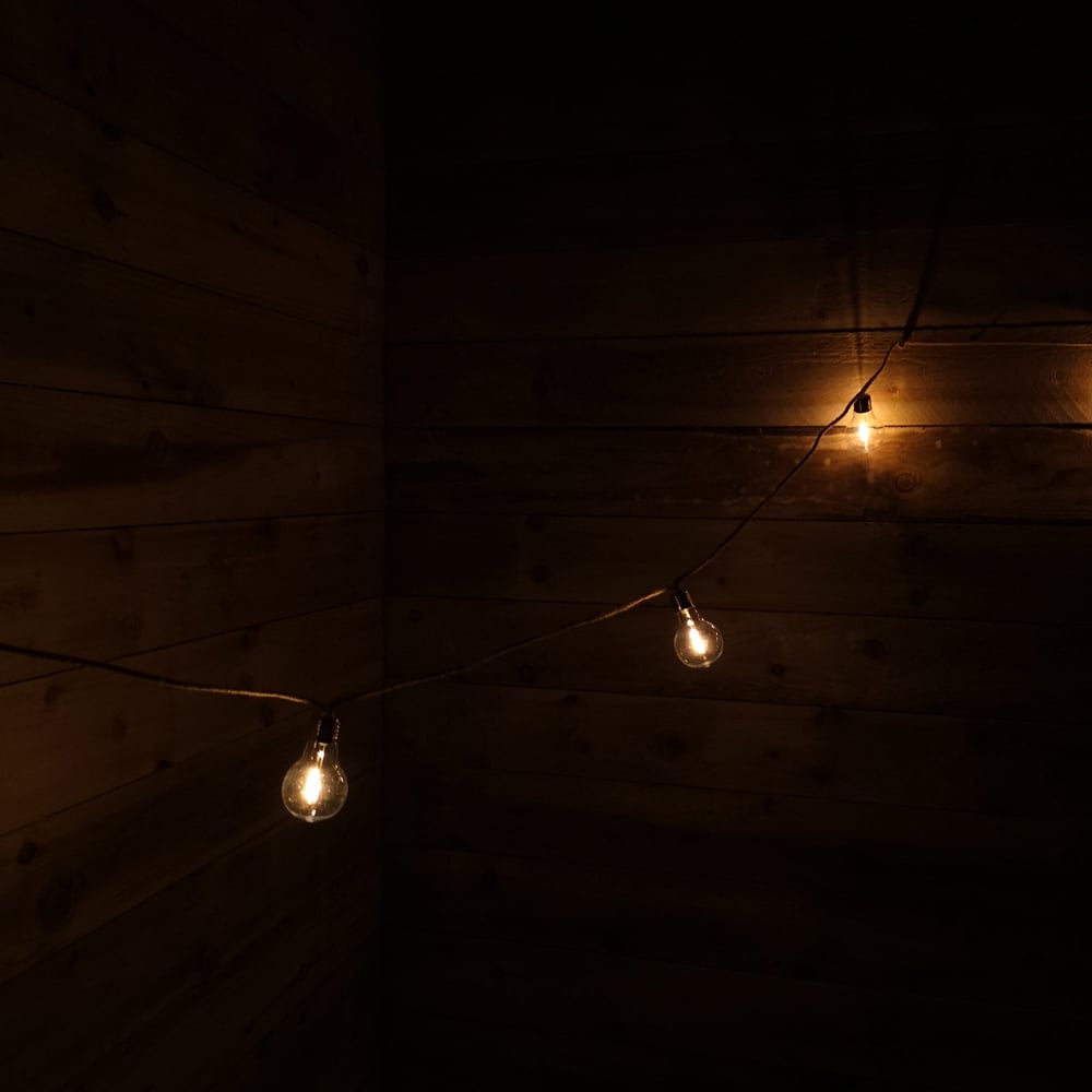 Samuel Alexander 10 Warm White A60 Bulb Jute Rope Party Festoon Light 4.5m Image 8