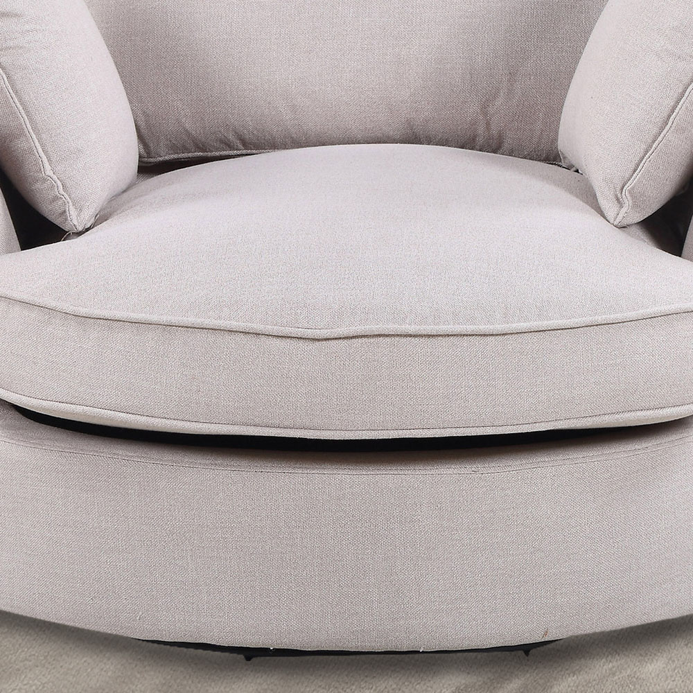 Artemis Home Irwin Sand Swivel Cuddle Chair Image 4