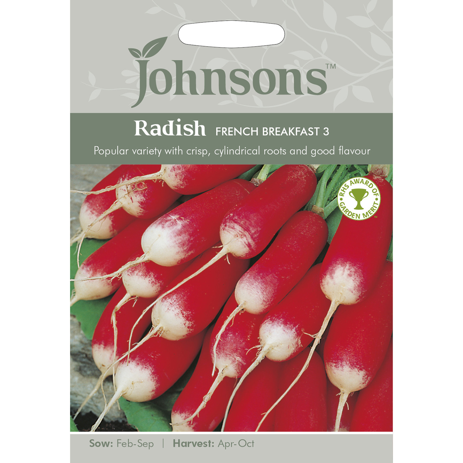 Johnsons French Breakfast 3 Radish Seeds Image 2