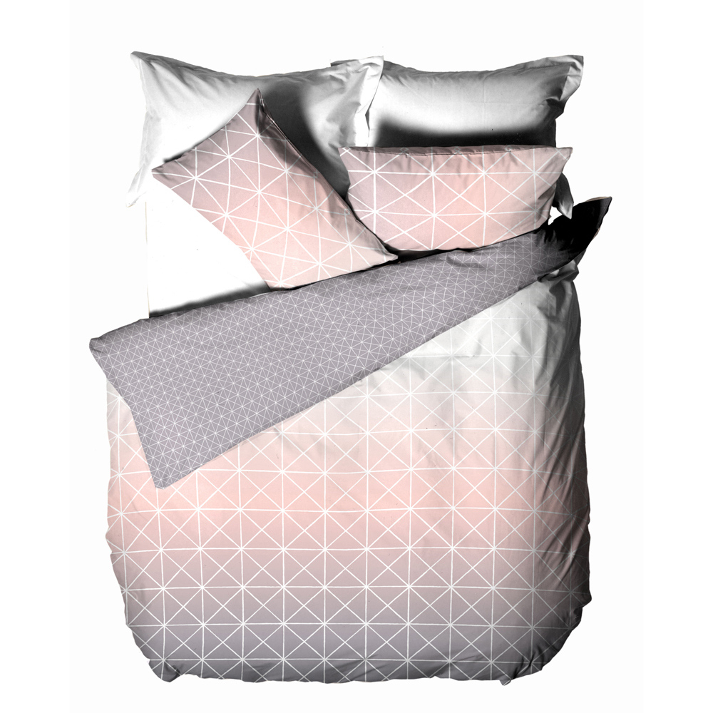 furn. Spectrum Double Pink Duvet Set Image 4