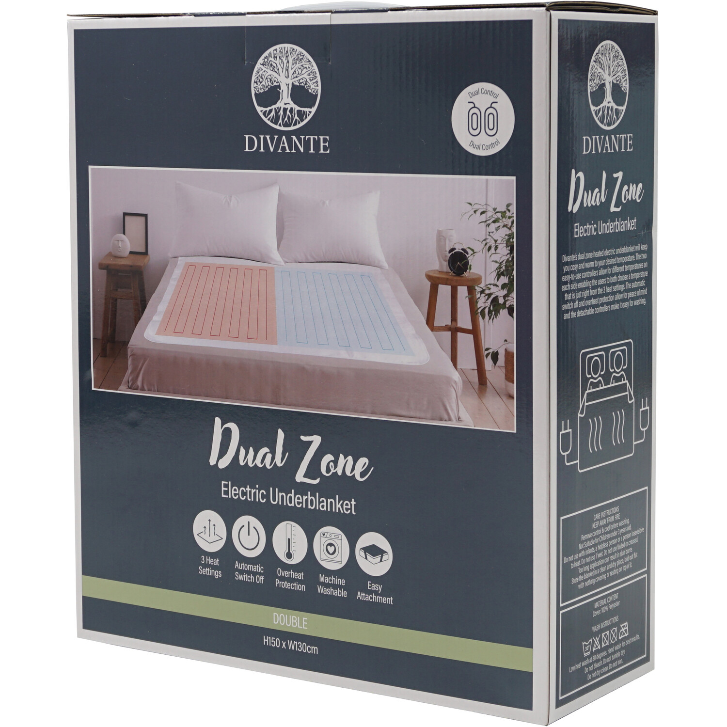 Dual Zone Electric Under Blanket Double Image 2