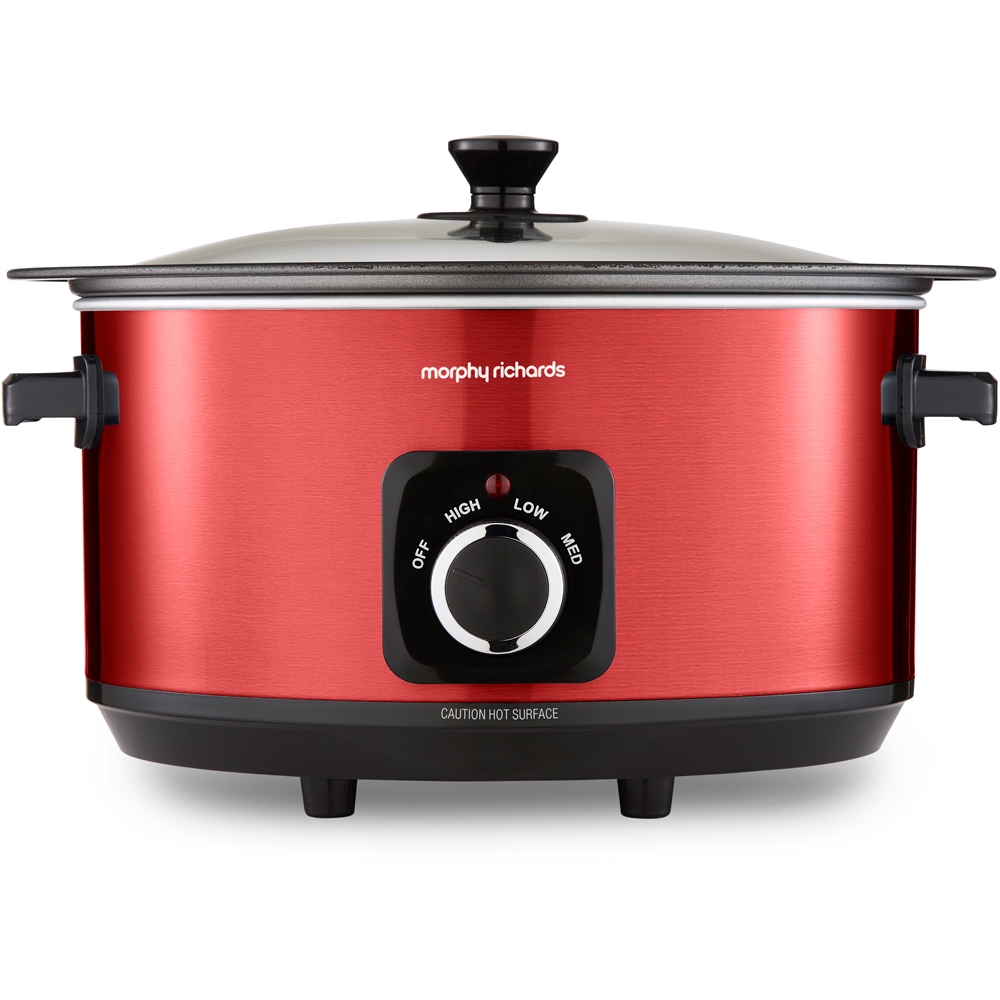 Morphy Richards Accents 461026 Red Sear and Stew 6.5L Slow Cooker 163W Image 3