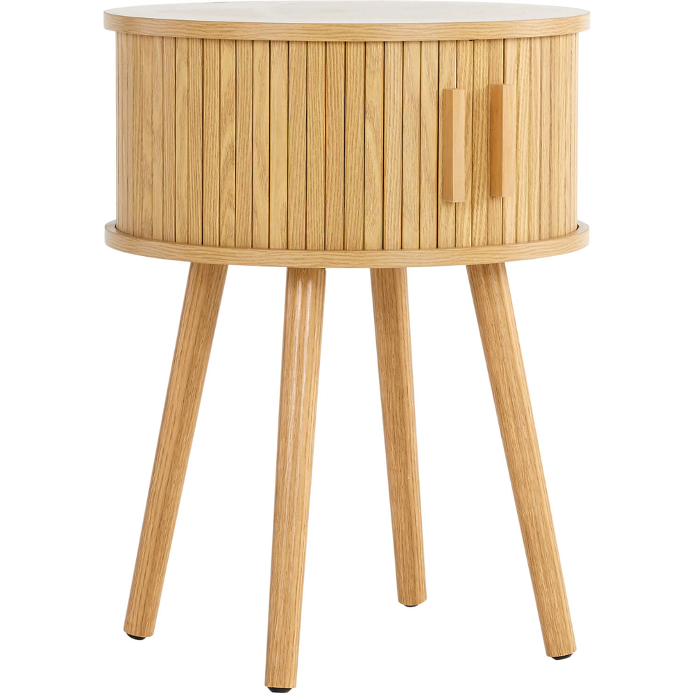 Home Source Coalville 2 Door Side Table Image 2