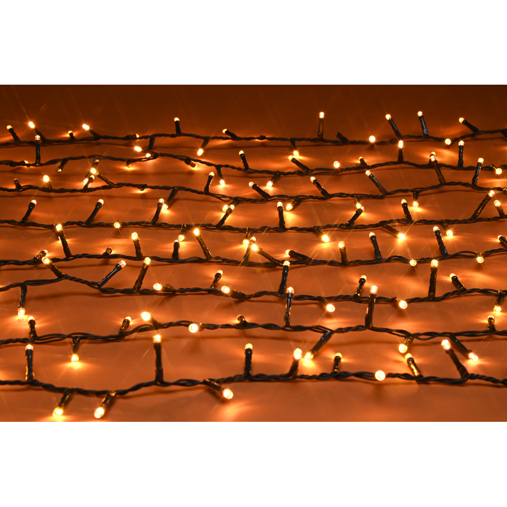 Festive 3000 Antique Gold LED Firefly String Light 74.97m Image 2
