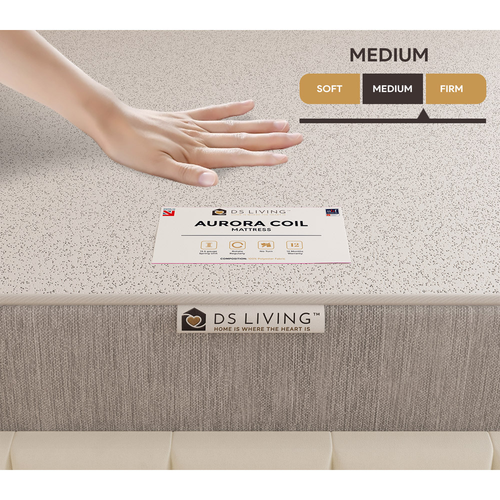DS Living Aurora Harmony Small Double Bonnell Spring Mattress with Comfort Layers Image 5
