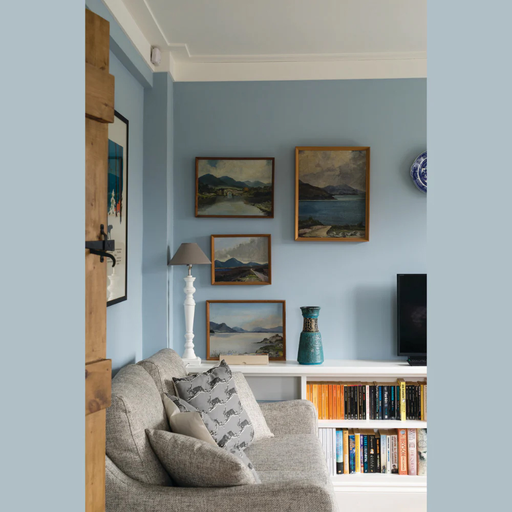 Farrow & Ball Estate Eggshell Parma Gray Satin Paint 2.5L Image 4