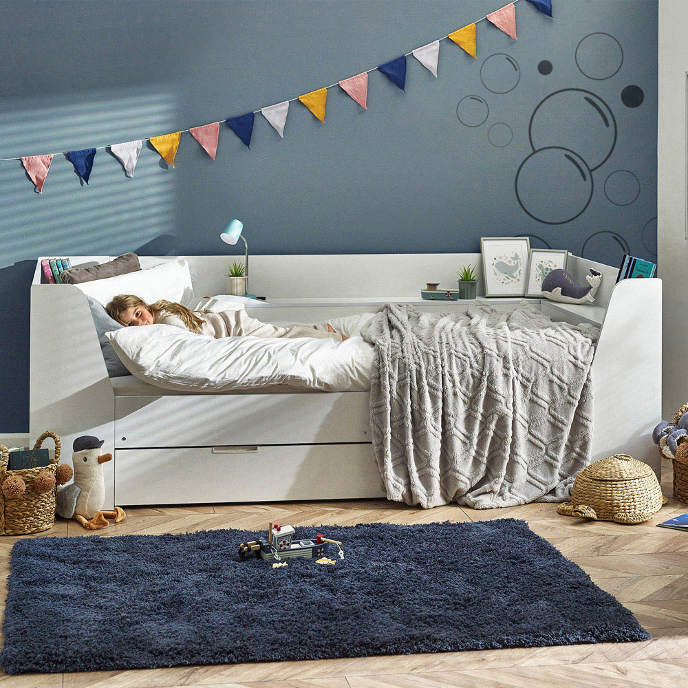 Julian Bowen Cyclone Single All White Day Bed Image 8