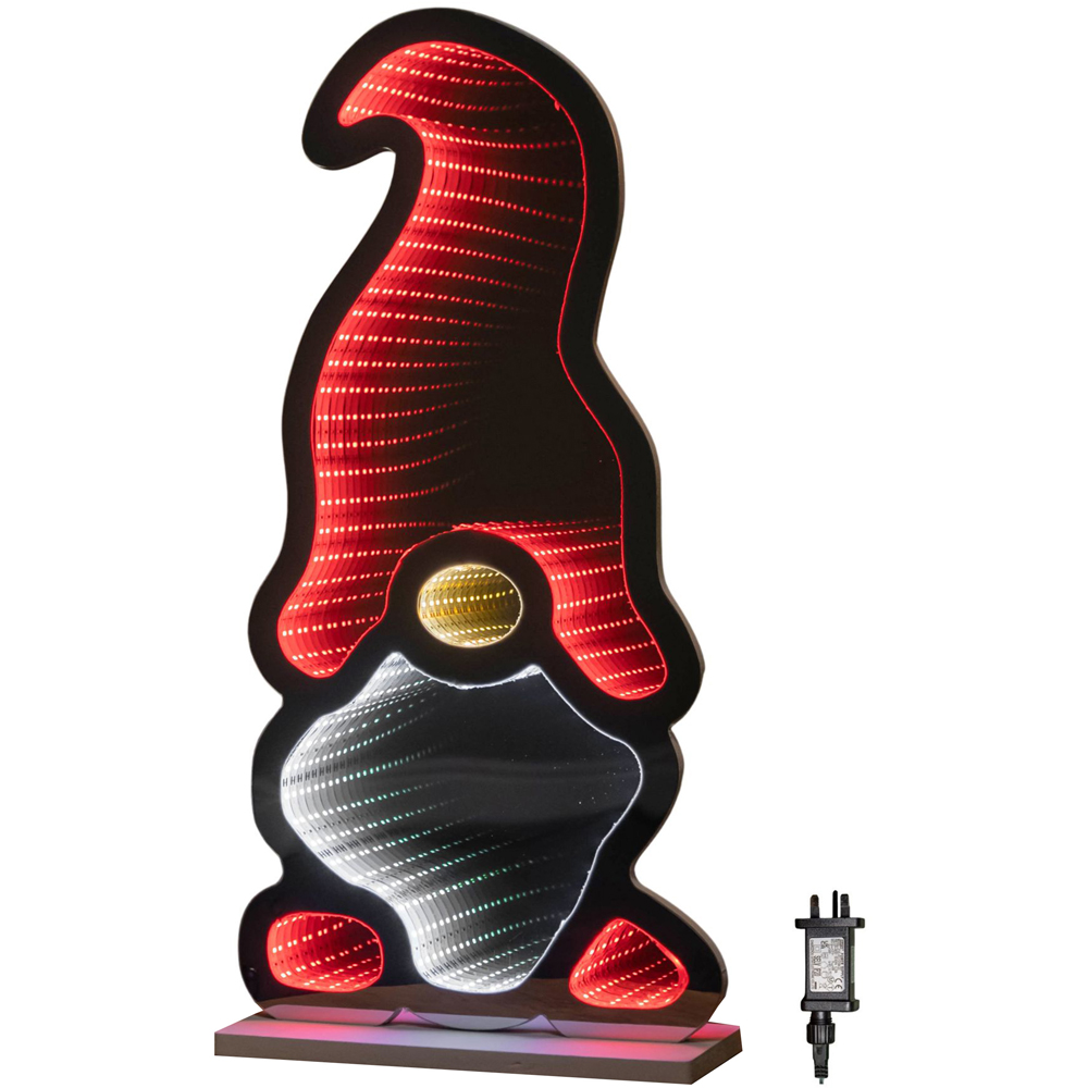 Samuel Alexander Multicolour LED Light Up Christmas Gonk Infinity Light Decoration 60cm Image 2