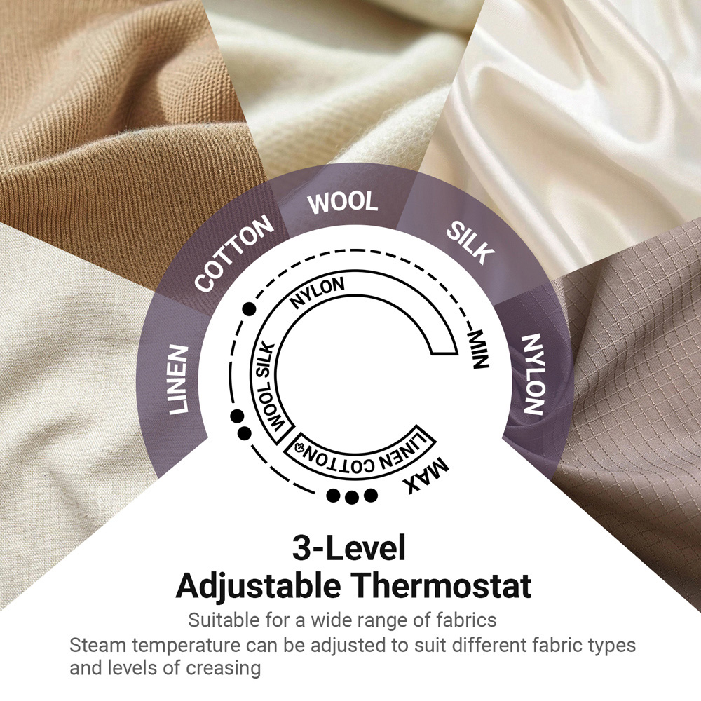 ExtraStar Purple Non Stick Soleplate Steam Iron 2000W Image 5