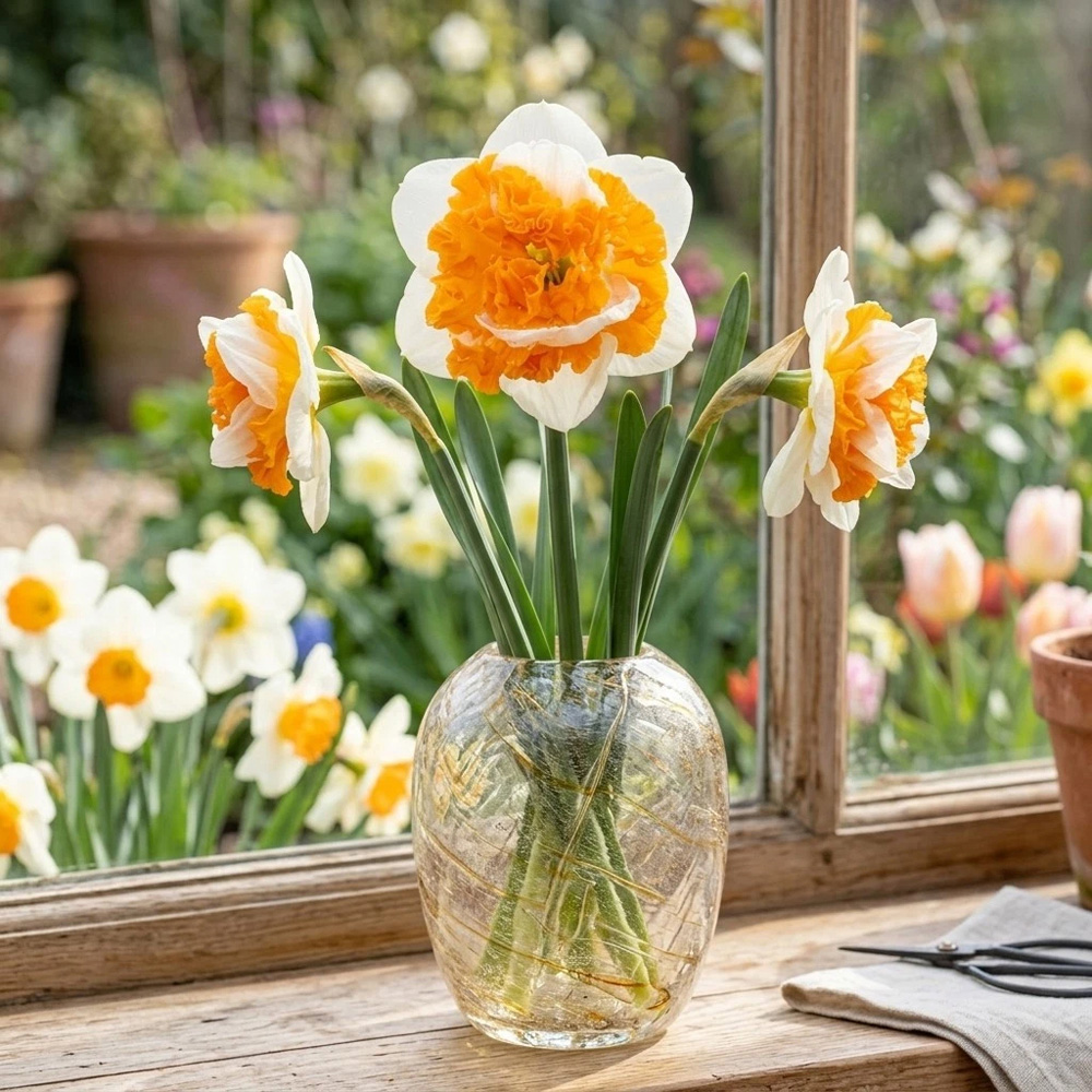 Thompson and Morgan Narcissus Swirl Autumn Planting Bulb 16 Pack Image 4