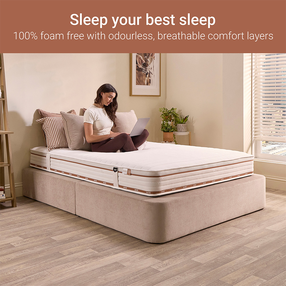 Jay-Be Ryze Double 800 Pocket Sprung e-Fibre Mattress with 3D Mesh Ventilated Border Image 6