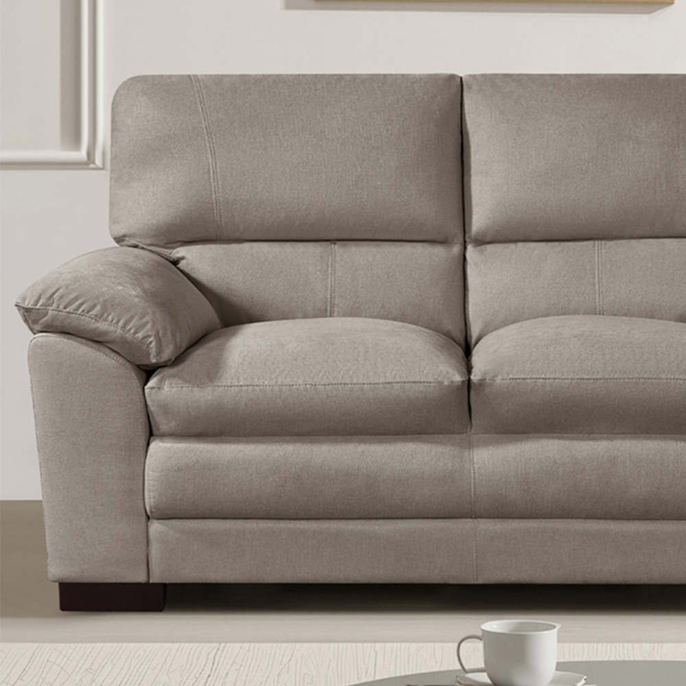 Artemis Home Ramona 2 Seater Brown Fabric Sofa Image 2