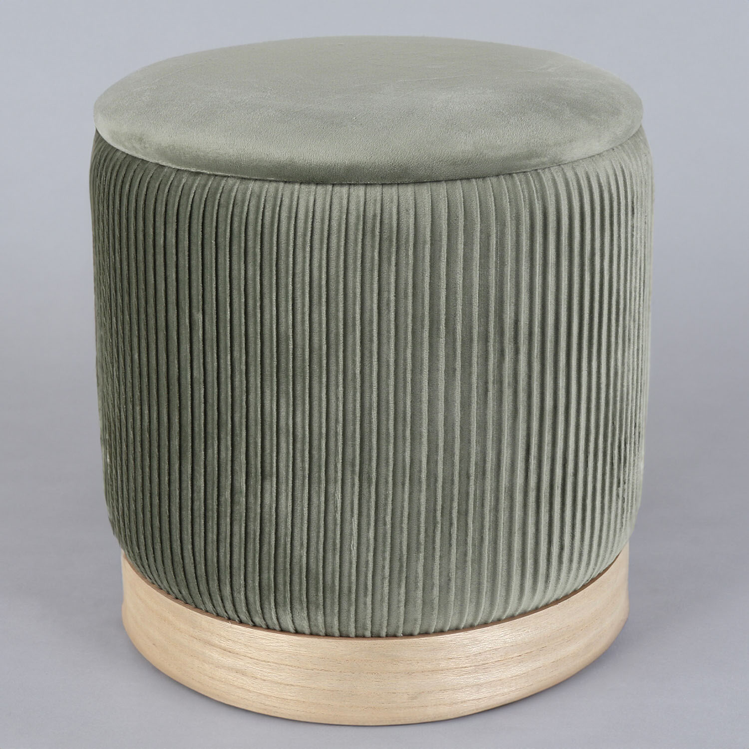 Olivia Green Footstool Image 1