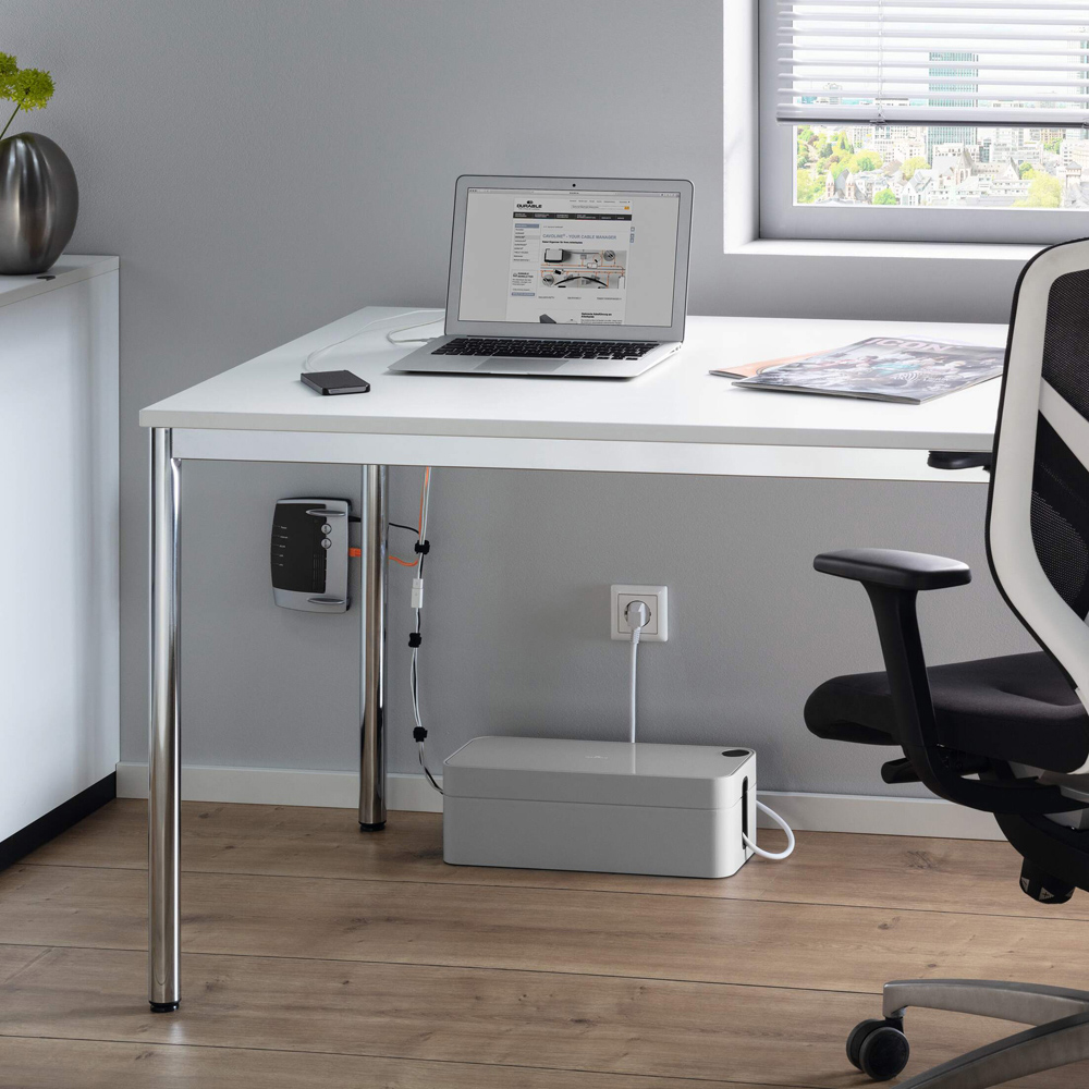 Durable Cavoline Grey Large Cable Organiser Image 7