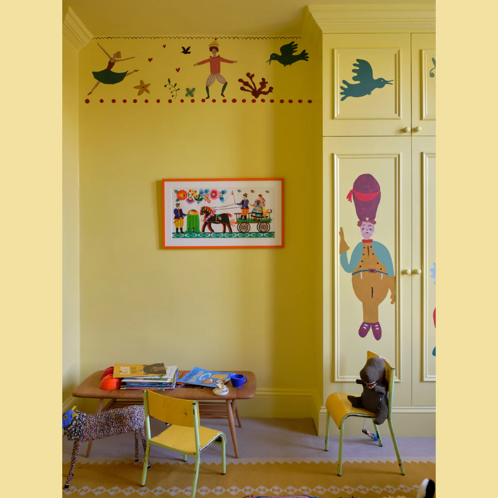 Farrow & Ball Estate Walls and Ceilings Dayroom Yellow Matt Emulsion Paint 2.5L Image 4