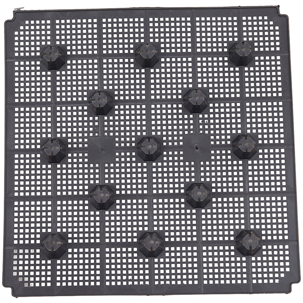 Living and Home Grey and Black Plastic Rattan Look Deep Raised Garden Bed 36 x 120 x 40cm Image 3