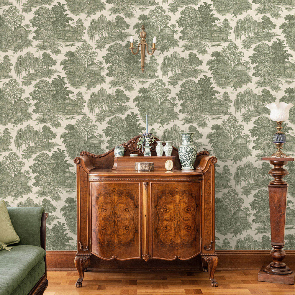 Holden Decor Osterley Green Wallpaper Image 3