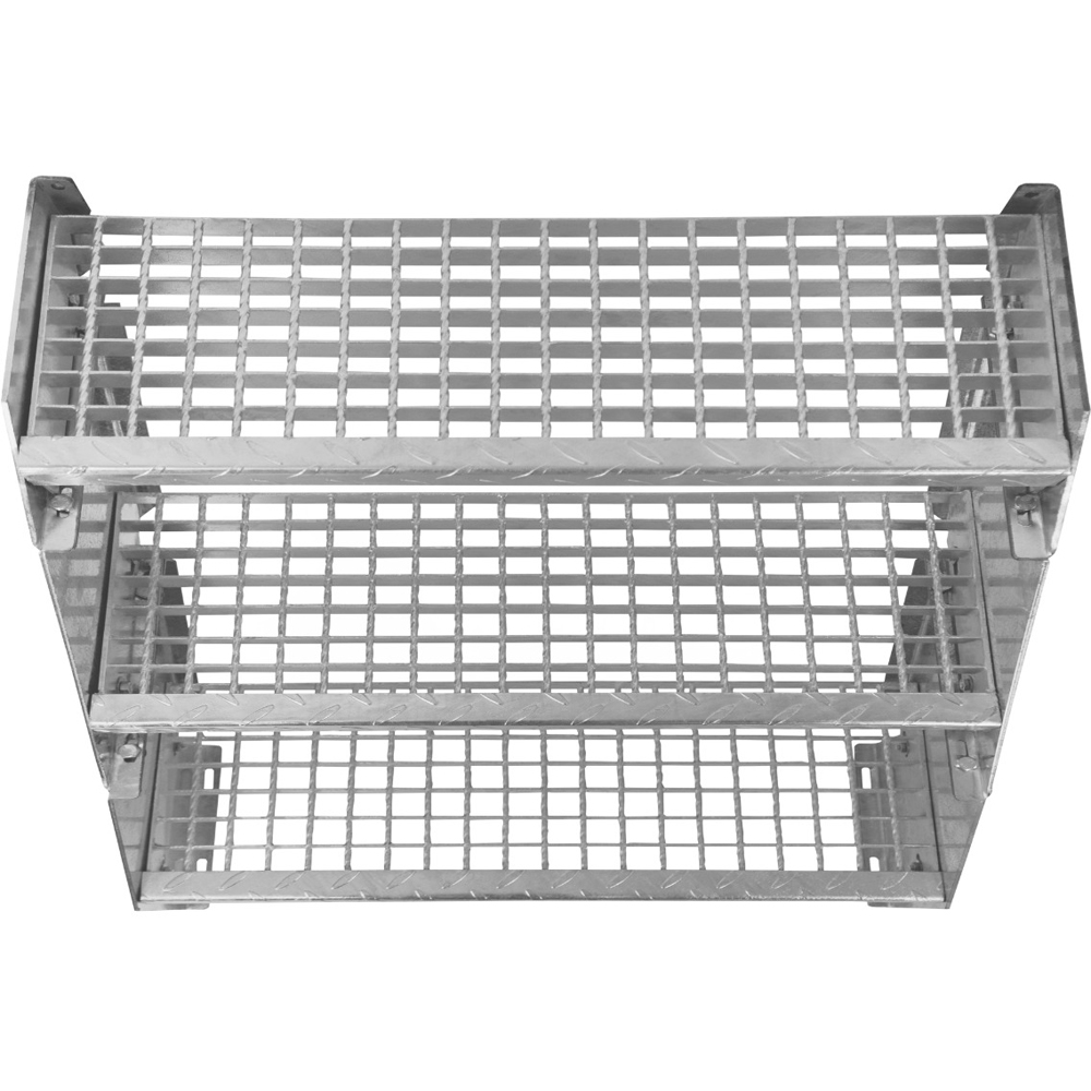 Monstershop 10 Section Adjustable Wide Galvanised Staircase 900mm Image 4