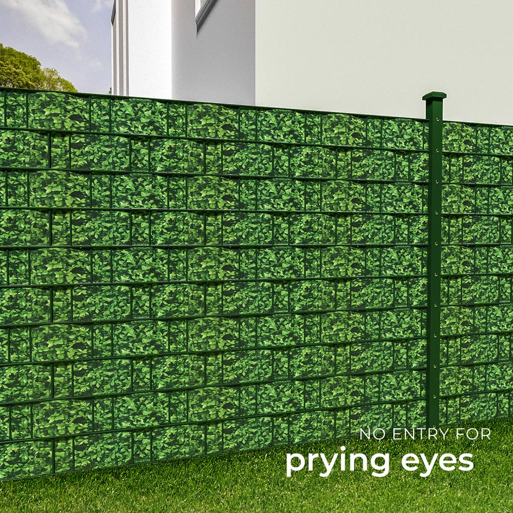 tectake Greenery Privacy Film Double-Sided Print 3500cm Image 7