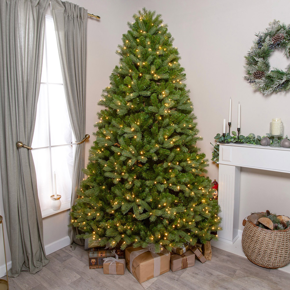 The Christmas Centre Pre-Lit Clarendon Artificial Xmas Tree 6.5ft Image 2