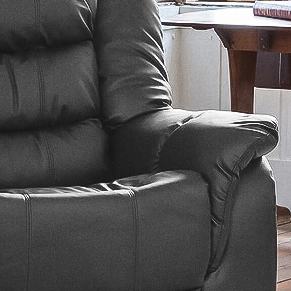 Almeira Grey Recliner Armchair Image 3