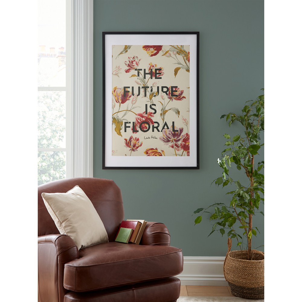 Laura Ashley Gosford Slogan Black Frame Wall Art 50 x 70cm Image 2