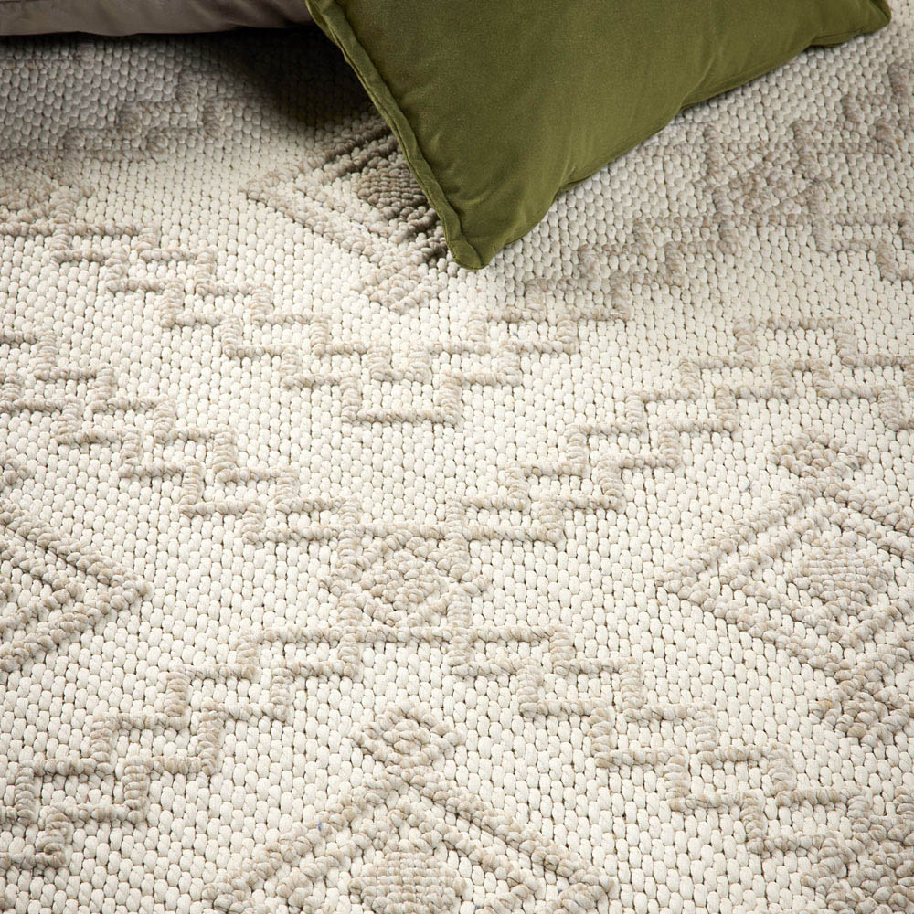 Origins Atlas Diamond Cream Rug 120 x 170cm Image 5