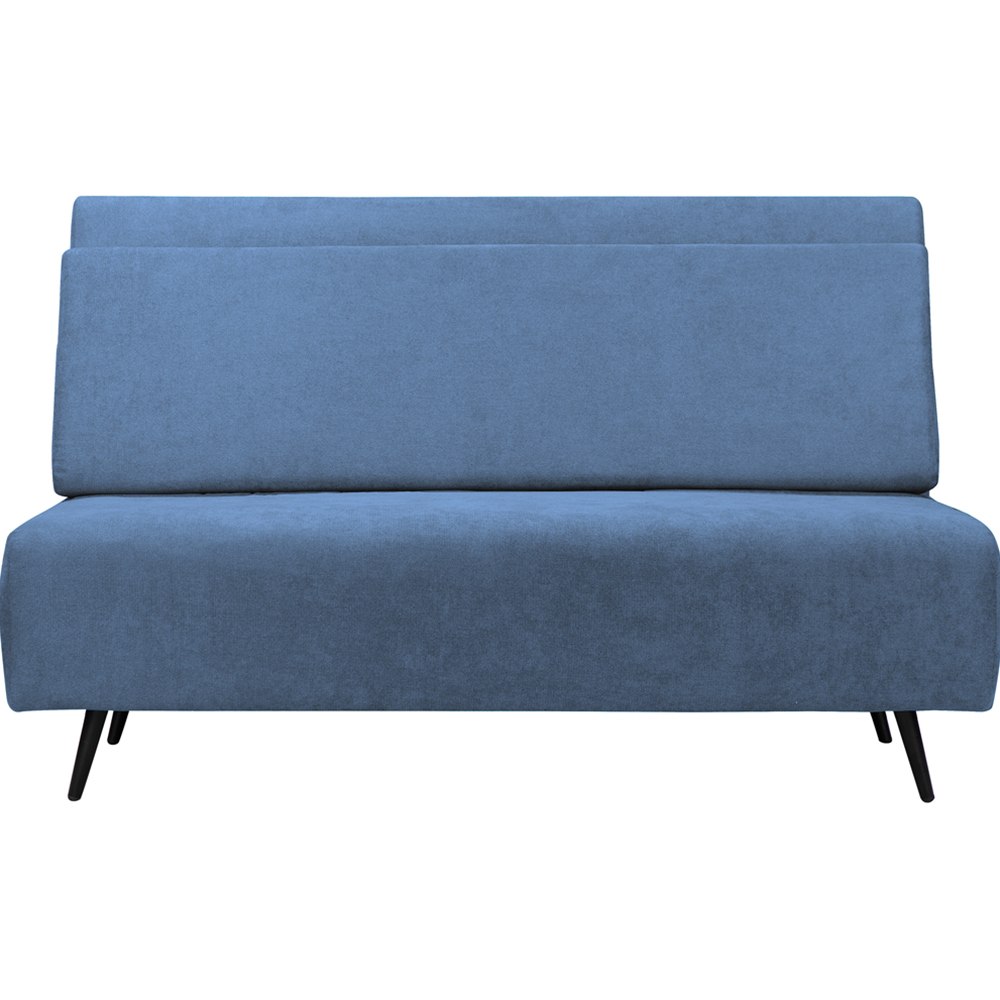 Loft24 Mallory 2 Seater Blue Linen Sofa Bed | Homebase