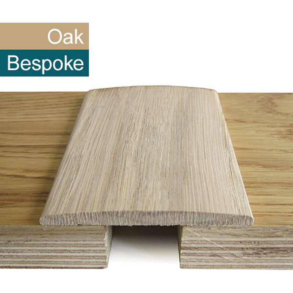 Signature Collection 66mm Wide Unfinished Solid Oak Flat Plate 90cm Image 2