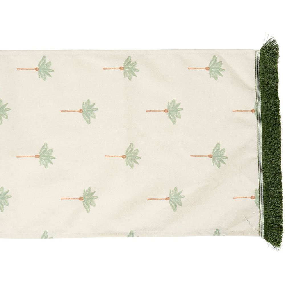 Casablanca Nights Fringed Table Runner Neutral Image 4