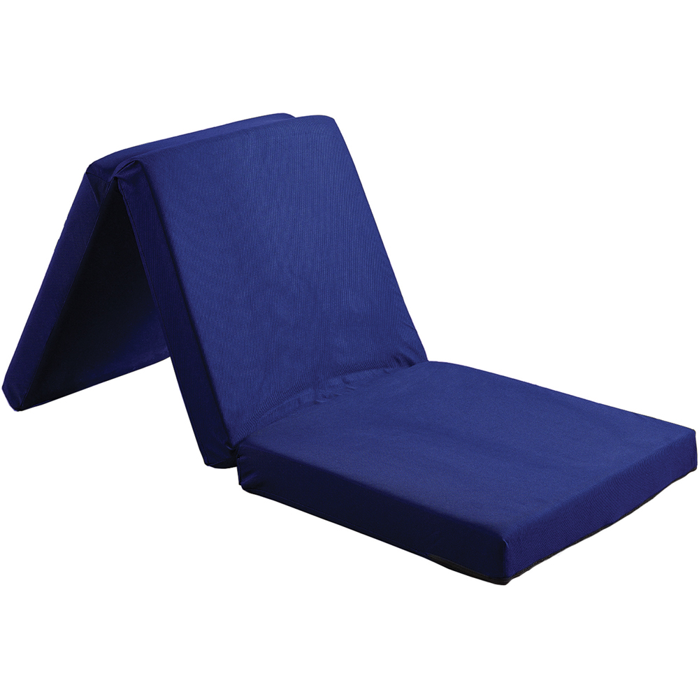 Visco Therapy Kids Blue Folding Futon Z Bed Mattress Image 2