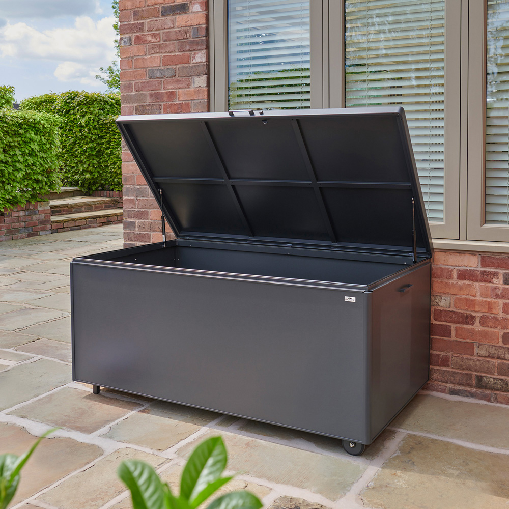 Royce Large Anthracite Outdoor Storage Box Image 2