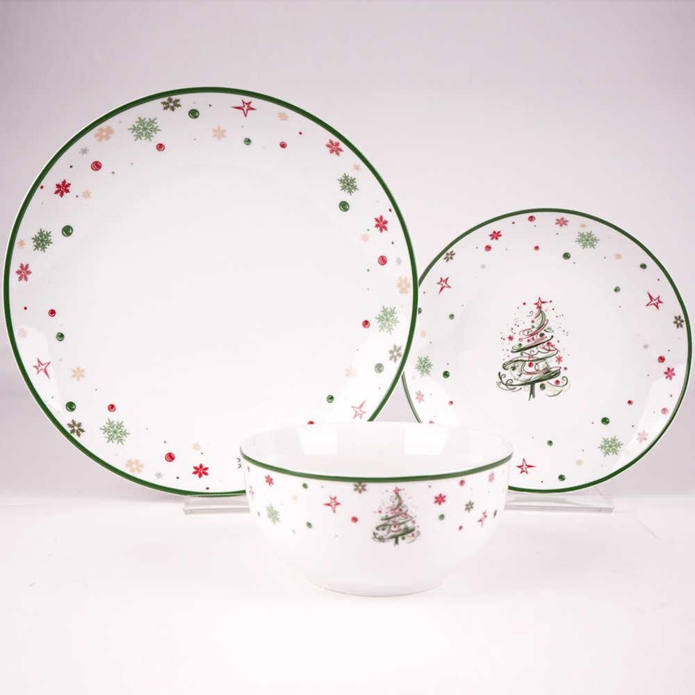 Waterside Xmas Tree 12 Piece Dinner Set Image 3
