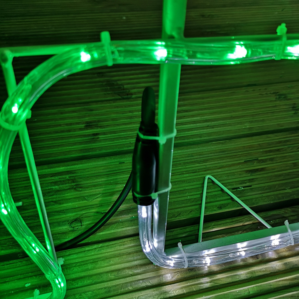 Samuel Alexander Santa with Tree Archway Rope LED Christmas Decoration 8ft Image 7