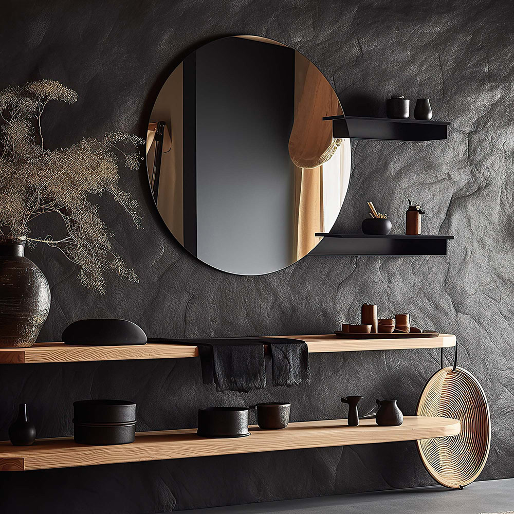 Mirrorstone Round Mirrored WiFi Infrared Heating Panel 320W Image 8