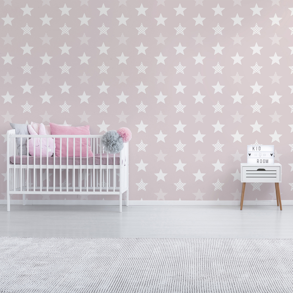 Superfresco Easy Stars Pink Wallpaper Image 3