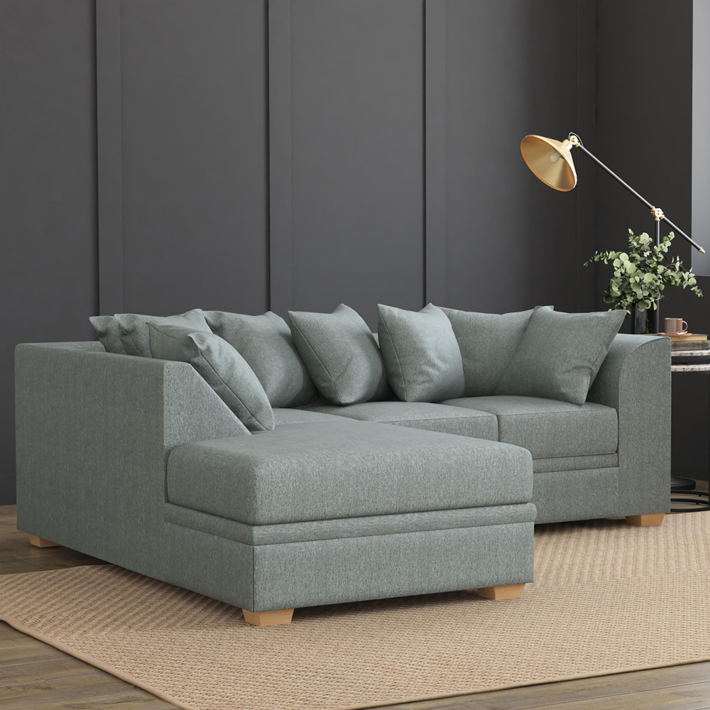 Modo 3 Seater Venice Granite Left Hand Scatter Back L-Shape Corner Sofa Image 6