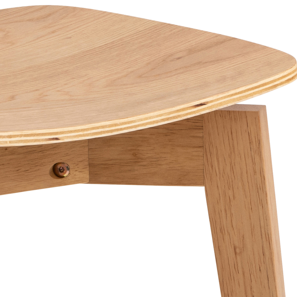 Florence Roxby 4 Seater Round Dining Table Oak Image 6