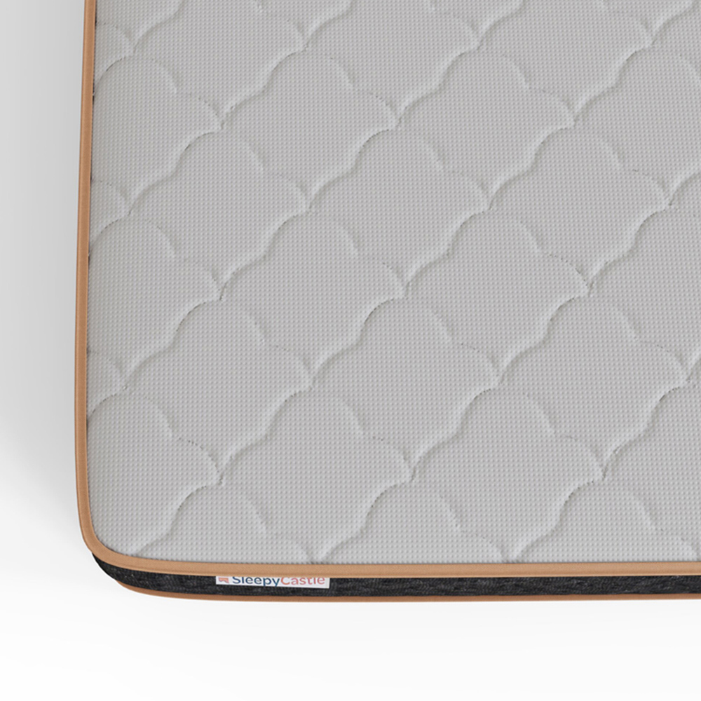 GFW Single Blush Pink Velvet End Lift Ottoman Bed with Memory Pocket Spring Mattress Image 6