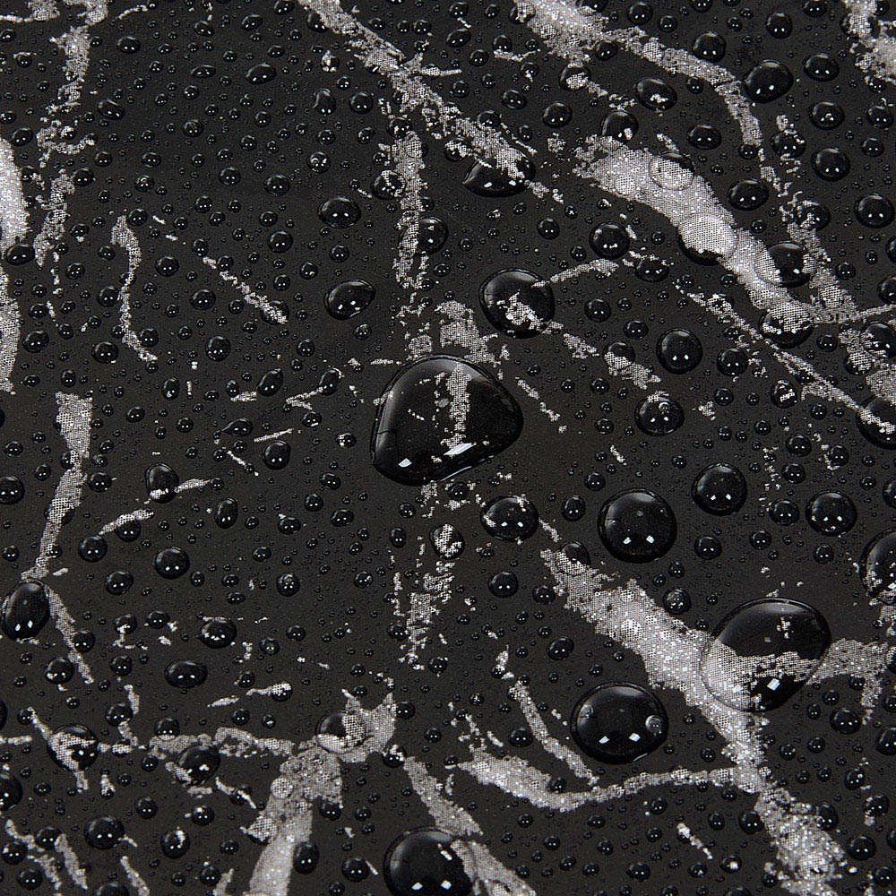 Living and Home Marble Effect Black PVC Self Adhesive Wallpaper Image 5