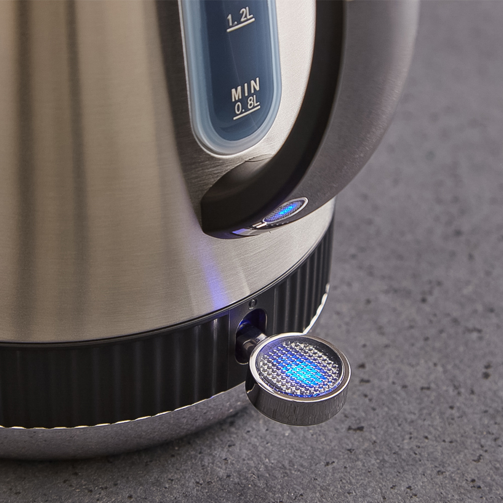 Morphy Richards Mexborough 102901 Black Trim Stainless Steel 1.7L Kettle Image 5