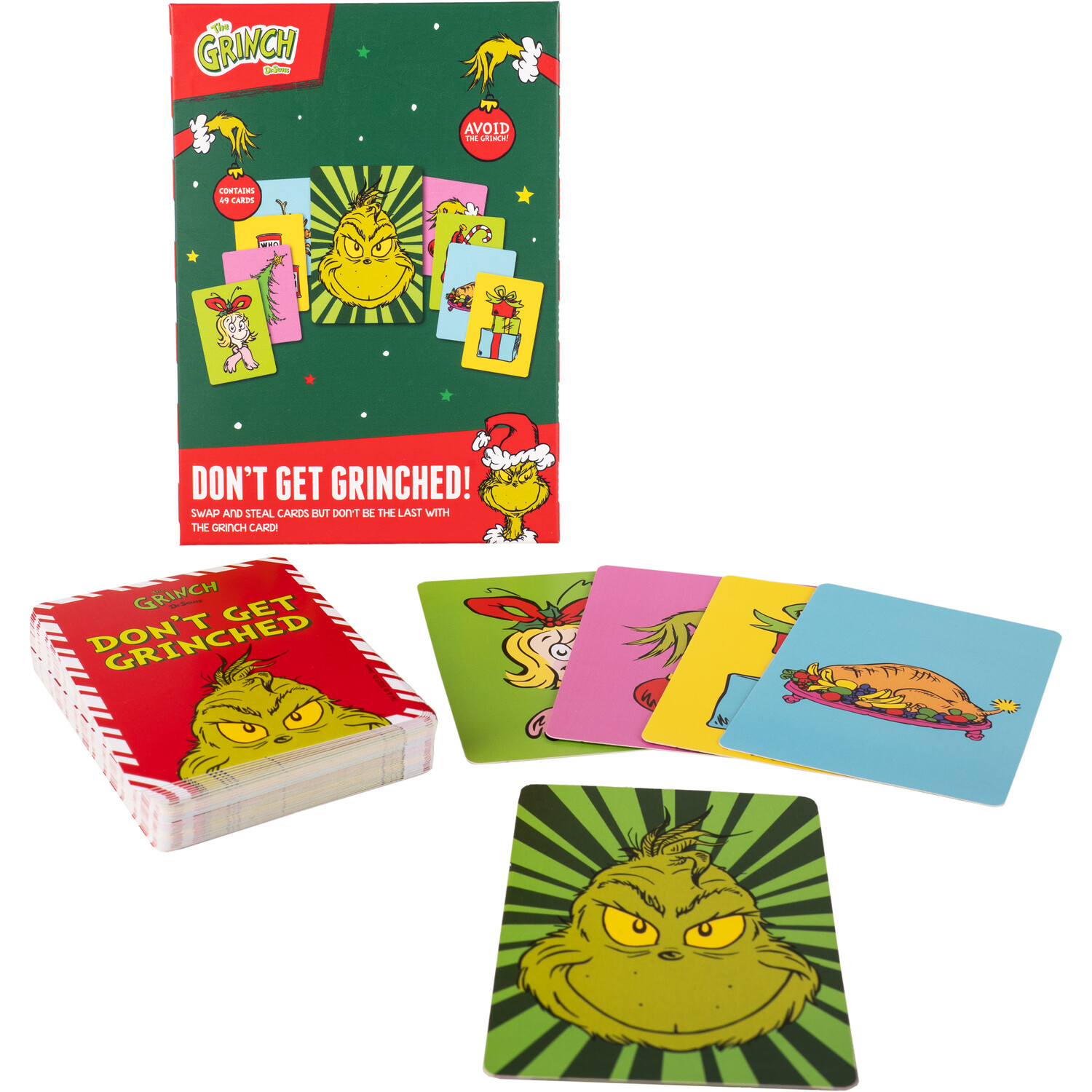 Dont Get Grinched Card Game Green Image 4