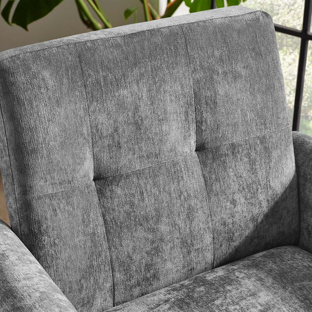 Julian Bowen Monza Dove Fabric Compact Chair Image 7