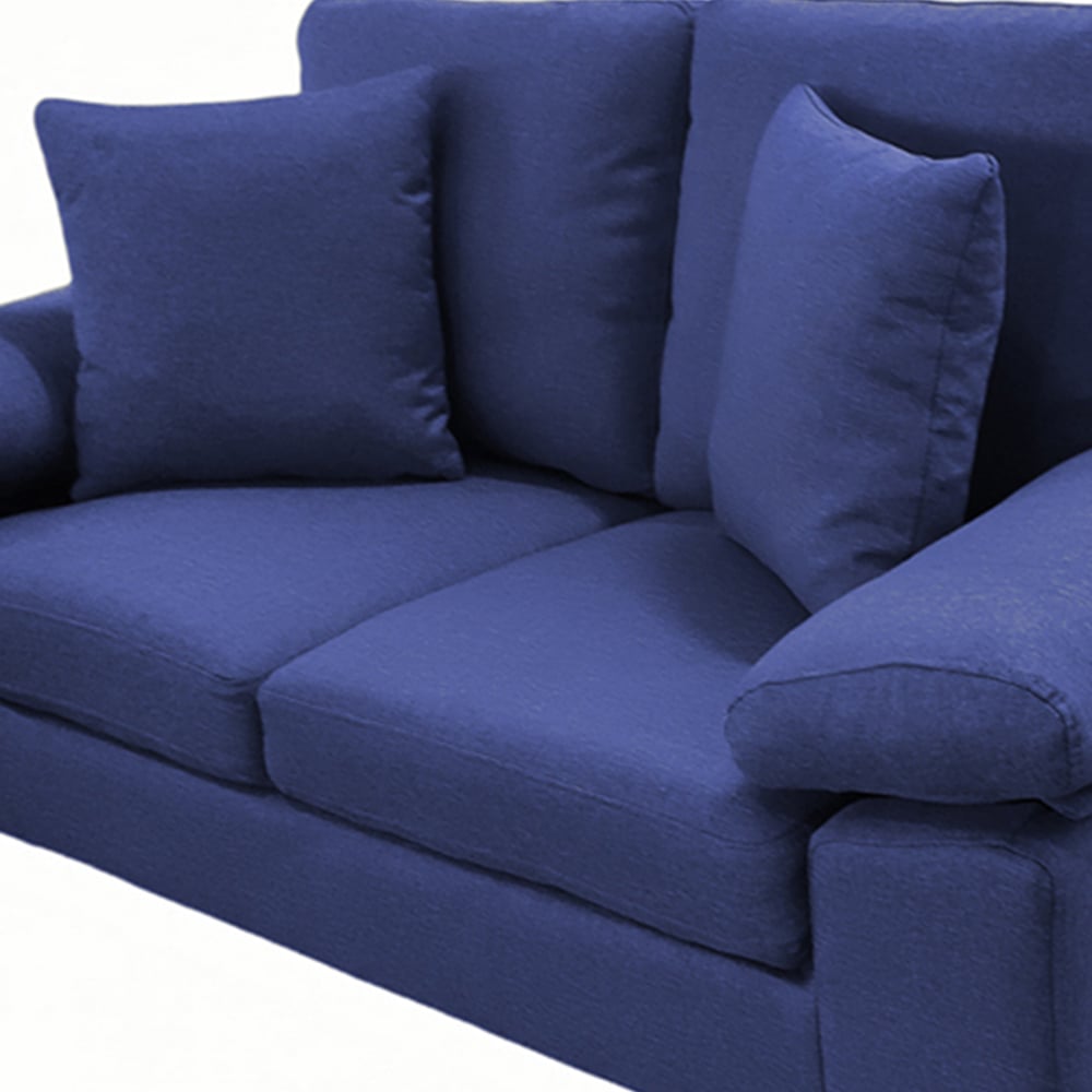 Kosy Koala 2 Seater Blue Fabric Sofa Image 3